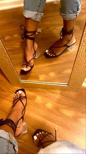 LORI (black) tie up sandals